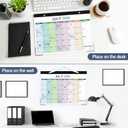 Desk Calendar 2026-2027, 18 Months Calendar from Jan. 2026 to Jun. 2027, 17" x 12" Large Desktop/Wall Monthly Calendar with Corner Protectors, Ample Space  Target for Home, School, Office (Colorful)