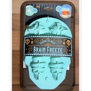 Samuelwrold Premium Skull Ice Cube Mold - 3D Skeleton Head Mold & Halloween Ice Mold, Skull Silicone Mold for Ice, Chocolate, Candy, Skeleton Head Mold for Party & Decor