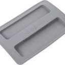 Toaster Cover, Grey Toaster Dust Covers, Silicone Toaster Lid, 6.2  10.2 in Bread Machine Cover, Bread Maker Top Cover, Sandwich Machine Part Accessories