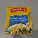 Tasty Bite Hot & Spicy Coconut Vegetables, 10 Ounce, Pack of 6, Ready to Eat, Microwavable Entree, Vegetarian, Best By: MAR 31, 2027