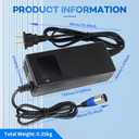 YZPOWER 58.8V 2A Charger 3 Pin XLR Connector for 52V Lithium BatteriesPower Adapter Features HD Display of Current Charging Voltage Smart Shut-Off Fully Charged