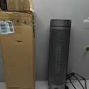 DREO Space Heater for Large Room, 23 Inch Electric Heaters for Indoor Use, 8 Safe Protection Tower, 70° Oscillation, PTC Ceramic with Thermostat and Remote, Quiet, 12H Timer, Bedroom, Office