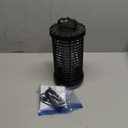 Bug Zapper Outdoor, 2025 Upgraded 3 in 1 Rechargeable Bug Zapper with 5000mAh Battery & LED Night Light, 4000V Cordless Waterproof Mosquito Zapper for Outside,Patio,Backyard,Garden Black