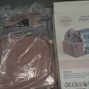 houscly Diaper Bag Backpack with Changing Station, 25L Large Capacity, Pink