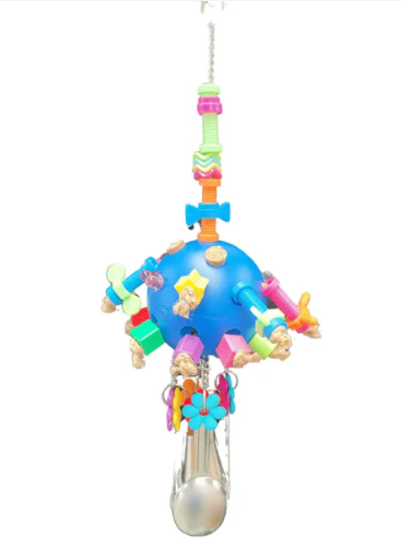 Ball Spoons and Bits Bird Toy