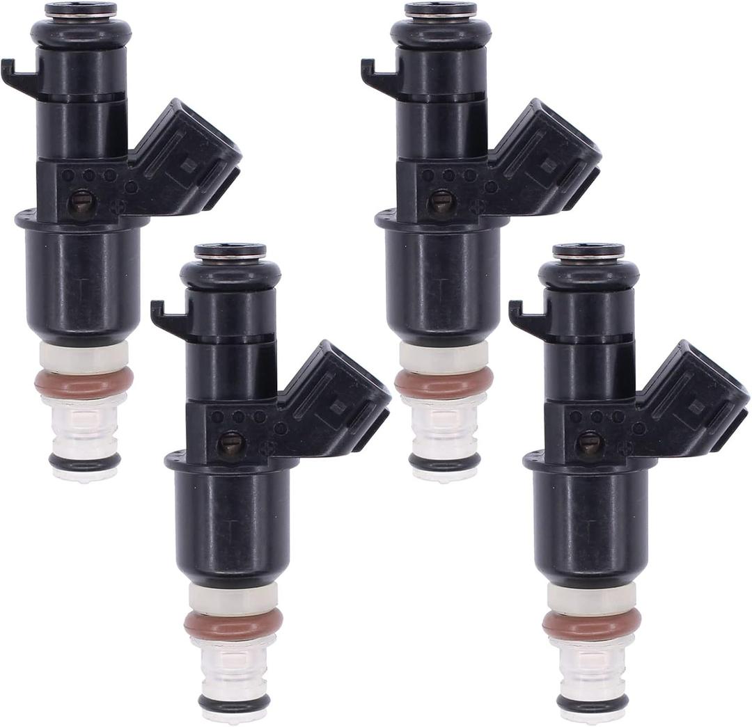 NewYall Pack of 4 Fuel Injector for Honda CR-V 2.4L 2005-2009, Accord 2.4L 2003-2007, Civic 2.0L 2006-2011, Acura RSX 2.0L 2004-2006