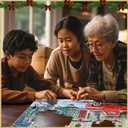 White Mountain Home For The Holidays Christmas Puzzles 1000 Pieces Winter Puzzle for Adults and Family