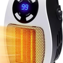 Office Portable Heater, HD LED Display EasytoUse Portable Heater with Remote Control for Bedroom