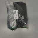 REORIA Women's Summer Mesh Sheer Short Sleeve Midi Ruched Bodycon Dress Mock Neck Elegant Evening Party Cocktail Dresses (Green, L)