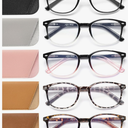5 Pack Reading Glasses For Women,Blue Light Blocking Computer Reader Spring Hinge Eyeglasses, +1.5x