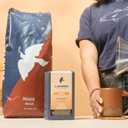 La Colombe Nizza Medium Roast Whole Bean Coffee - Notes of Milk Chocolate, Nuts & Brownie with Honey-Sweet Roasted Nuttiness, 24 Ounce (Pack of 1) (EXP 12/22/25)