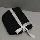 COMFY-HOMI 11.5"x7.5"x4.7" Storage Baskets for Organizing | Cotton Rope Woven Basket | Toy Storage Bin Box | Basket for Shelves, Closet Organizer Bin, Decorative Closet Shelf, 1 Pack all black