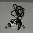 WORKPRO 24 Inch Bungee Cord with Hooks, 4 Pack Superior Rubber Heavy Duty Straps Strong Elastic Rope for Outdoor Tent, Luggage Rack, Camping, Cargo, RV, Bike, Transporting, Storage, Black