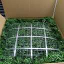 20"x20" (12P), Artificial Greenery Grass Wall Backdrop, UV-Anti | Faux Green Boxwood Panel for Patio Balcony Privacy, Green Hedge Ivy Fence Covering Privacy, Garden, Backyard Wall Home Decor