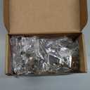 Probrico 10 Pack 5 Pair 1-1/4 inch Overlay Soft Close Cabinet Hinges Hidden Door Hinge for Kitchen Cabinet Hinges Concealed Self Closing Face Frame for Cupboard, Wardrobe, 105 Degree Opening Angel