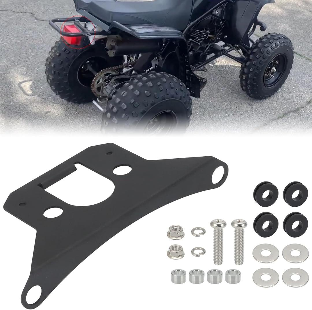 Tail Light Mounting Bracket Kit Tail Light Bracket for Yamaha Banshee 350 Warrior 350 Blaster 200 Grizzly 125 (2004-2013)