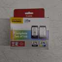 Canon PG-275 / CL-276 Genuine Ink Value Pack (2 Cartridges), Compatible with TS3520/3522/4722/3720/3722, TR4720
