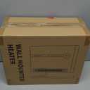 Wall Heater, Space Heater for Bedroom, 1500W PTC Fast Heating Electric Heaters for Indoor Use, 30 Oscillation, Adjustable Thermostat, 24H Timer, Remote Control, Desk or Wall Mounted Heater for Office (Regular-Standard)