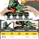 2PM SPORTS Inline Skates for Kids Boys Girls Ages 5-8 8-12 3-5 4-8 6-12 with Light Up Wheels, Adjustable Children's Roller Skates Blades for Toddler Beginner Youth Indoor Outdoor