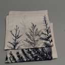 DFXSZ Christmas Pillow Covers 16x16 inch Set of 2 Watercolor Blue Grey Christmas Tree Decorative White Throw Pillow Covers Winter Famliy Decoration for Home Couch TH-30B16HUI