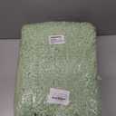 ACCUMTEK Upgrade Extra Large Sage Bathroom Rug Set 3 Pieces Ultra Soft, Thick Absorbent Bath Mats, Non Slip Chenille Toilet Mat for Bathroom, Bedroom, Kitchen, Mint (4'1'8"+ 2'x1'5"+ U Shape 1'8"x2')