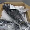 Ceiling Fans with Lights, 51 inch Modern Black Low Profile Ceiling Fan with Light and Remote App Control, Flush Mount, Quiet DC Reversible, Dim Led Ceiling Fan 6 Blade Softer Wind Indoor/Outdoor Patio