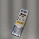 Fabric Glue, Permanent Extra Strong Clear Washable Fabric Adhesive for Clothing Repairs, Patches, Denim, Rhinestones, Felt, Crafts & Upholstery, 1.76 oz