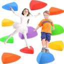 Gentle Monster Stepping Stones for Kids, Set of 6/8/11 PCS for Balance with Non-Slip Bottom - Exercise Coordination and Stability, 11 PCS Classic