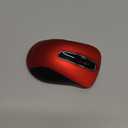 memzuoix 2.4G Wireless Mouse, 1400 DPI Mobile Optical Cordless Mouse with USB Receiver, Portable Computer Mice for Laptop, PC, Desktop, MacBook, 5 Buttons, Red