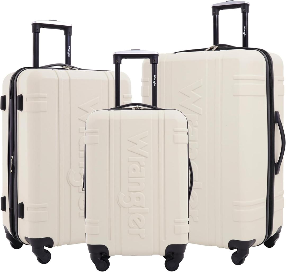 Wrangler 3 Piece Astral Travel Luggage Set, Fog