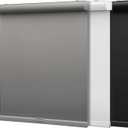 SMONTER Cordless Blackout Roller Shades for Windows- Room Darkening Roller Blinds with Valance, High Shading & UV Protection, 43" W x 72" H, Grey