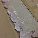 20 x 30 Inch Scalloped Pinboard Memory Board for Girls Room Pink Framed