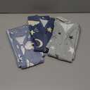 Baby Sleep Sack 0-6 Months,100% Cotton TOG 0.5 Wearable Blanket for Newborn and Infant, 3 Pack 2-Way Zipper Lightweight Sleeping Bags for Toddler (Small, Blue)