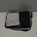 Tudomro 10 Pcs Exfoliating Washcloths Double Sided Man Wash Cloths Body Face Exfoliating Scrub Cloths for Shower Men Women(10 x 10 Inch,Black)