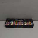 JASHII Flatware Serving Set 8 Piece, Stainless Steel Silverware Set, Mint Green Gold Cutlery, Modern Elegant Tableware for Party, Christmas, Dinner