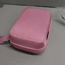 RAIACE Hard Storage Case for Diabetic Supplies, Bag fit for Glucose Meter, Insulin Pen, Glucose Monitor, Blood Sugar Test Strips,Lancets,. (for sale is case only) (Pink)