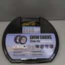 2PCS Snow Chains for SUV/Truck/Car in Snow, Sand, Mud and Ice, Universal Adjustable Emergency Portable Snow Tire Chains (KN100)