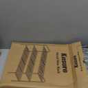 Kitsure Shoe Rack - Stainless Steel Shoe Organizer, Sturdy Shoe Rack for Closet and Front Door Entrance, Free Standing Shoe Shelf, Closet Organizers and Storage, 25.6" Wide - 3 Tier, Black