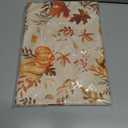 Fall Table Runner, Pumpkin Maple Leaf Thanksgiving Table Runner, 13x72 Inch Autumn Harvest Farmhouse Style Tabletop Decoration for Dining Holiday Party Decor (Pumpkin-B)