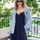 Ekouaer Sleeveless Nightgowns for Women Racerback Night Gowns Ribbed Knit Sleep Shirt Sexy V Neck Spaghetti Strap Dress (L)