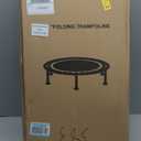 ZCMHAXJ Foldable Mini Trampoline, 40" Rebounder Trampoline for Adults, 440lbs Capacity Indoor Fitness Workout Exercise Equipment