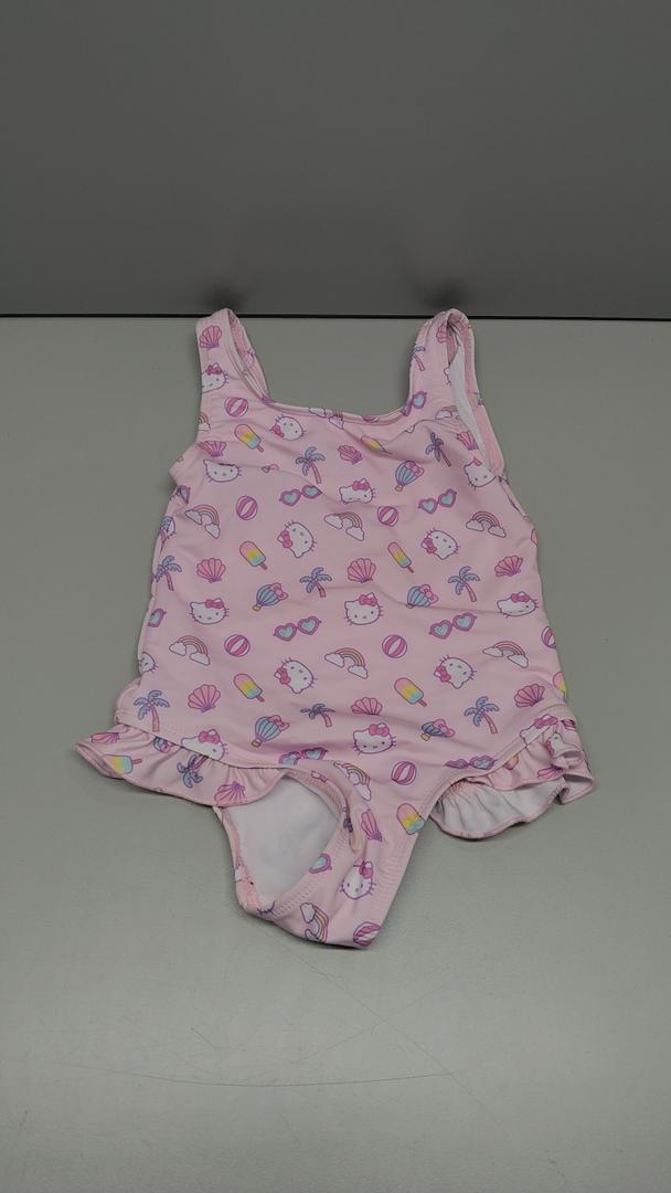 Hello Kitty Sanrio Girls Swimsuit UPF 50+ One Piece Bathing Suit for Big Kids 5