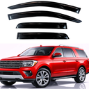 Rain Guards Window Visors for 2018-2026 Ford Expedition
Out-Channel Window Visors Vent Wind Deflectors 4PC, Car Accessories for 2018-2026 Lincoln Navigator & Ford Expedition