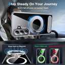 for Samsung Galaxy S26 Case with MagSafe[Invisible Kickstand] [Charge While Standing] [Military Shockproof] [Anti-Yellowing] Transparent Soft Silicone Bumper for S26 Phone Case Slim,Clear