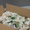 Briful 6 FT White Artificial Bougainvillea Garland with Hanging Loop