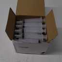 25 Pack Plastic Syringe with Tip Cap 60 ML Capacity Reusable Party Syringes, Durable Syringe for Halloween, Thanksgiving day, Christmas, Bachelorette