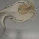 Flufymooz 100% Real Human Hair Toppers for Women, 10 Inch Clip in Human Hair Topper for Thinning Hair, 3603D Cover Clip in Bangs Natural Hairpiece With 4.5'' x 3'' Silk Base-Silver White