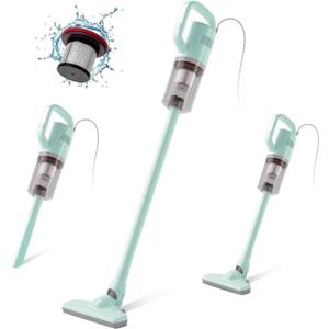 Stick Vacuum Cleaner, Corded Handheld Vacuum Cleaner Mini Electric Broom for Pet Hair Hardwood Floor Cat Litter Cleaning (13ft-Cord)
