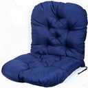 WLEJSL Rocking Chair Cushion High Back Patio Cushions Waterproof Solid Tufted Pillow Indoor Outdoor Pads with Ties Fade Resistant,A1