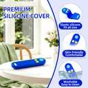 for Nex Playground Remote Case, Anti-Slip Shockproof Resistant Protective Cover Compatible with Nex Playground Remote, Nex Remote Case with Lanyard (Blue)